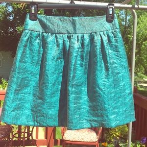 Iridescent Teal Skirt